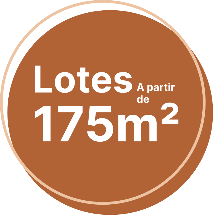 Lotes a partir de 175m²